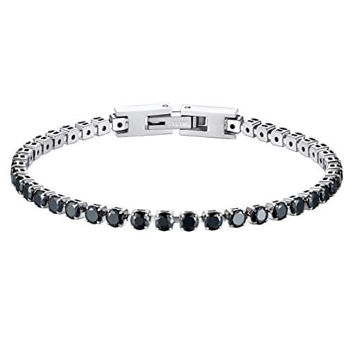 Refined Title: PROSTEEL Cubic Zirconia Tennis Bracelet for Women