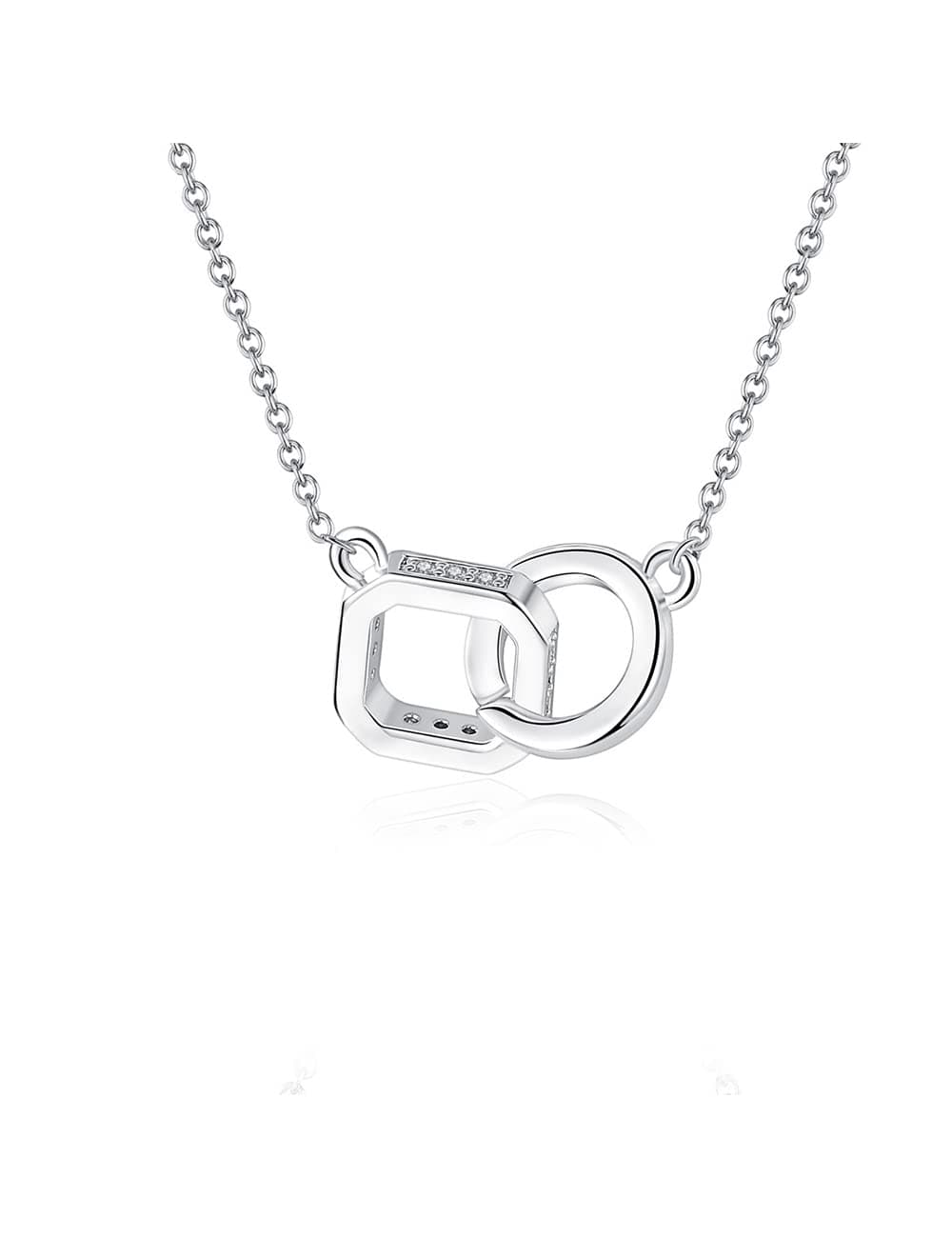 Women's Cubic Zirconia Cross Necklace