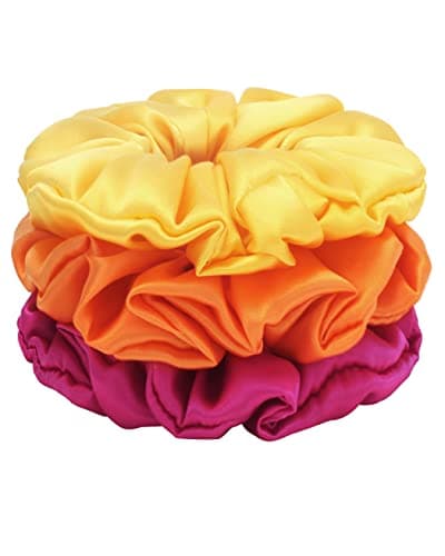 Refined title: Michooyel 3-Pack Mulberry Silk Hair Scrunchies for Women