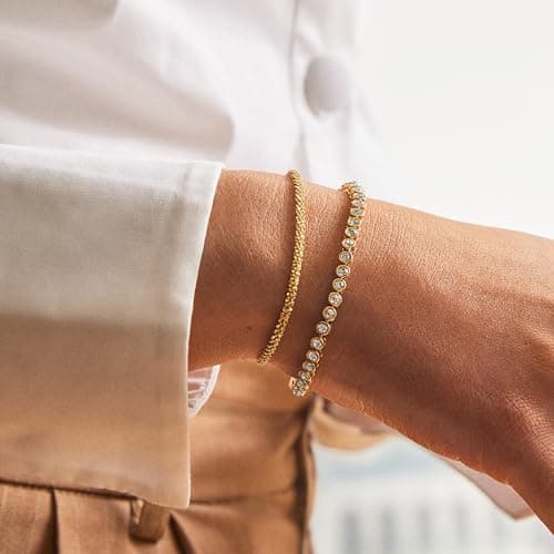 BaubleBar Amalie Tennis Bracelet, Elegant Jewelry for Women
