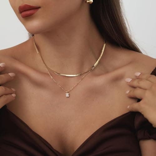 Cubix Gold Plated Diamond Choker for Women