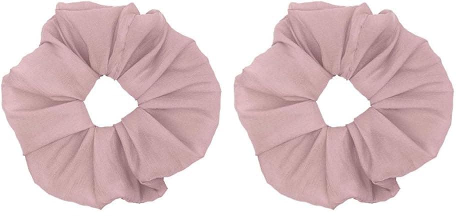 Kitsch Chiffon Dinner Scrunchie for Thick Hair - Cream