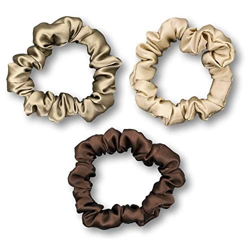 Celestial Silk Mulberry Scrunchies - Small, Plum, Pink, White