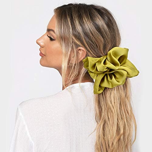 Big Real Silk Scrunchies for Women