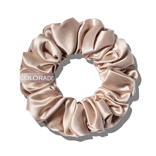 SUNDAYSILKS™ Luxurious Mulberry Silk Scrunchies for Women & Girls | No-Slip, Silky Hair Ties [1 Pack]