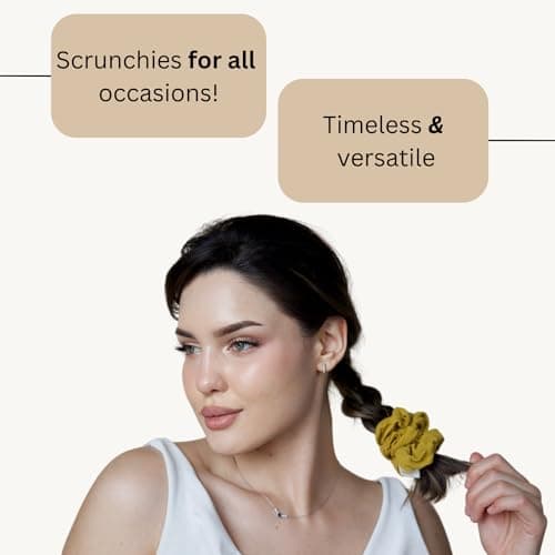 Linen Scrunchies for Women