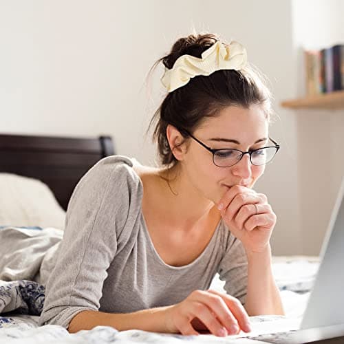 Matte Cotton Scrunchies for Women and Girls