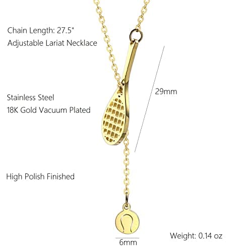 Winssigma 18K Gold Honeycomb Necklace - Adjustable Star Moon Dinosaur Y-Lariat