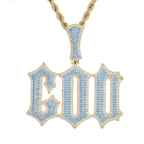 3UMeter Diamond Iced Out Custom Name Chain Necklace for Men & Women