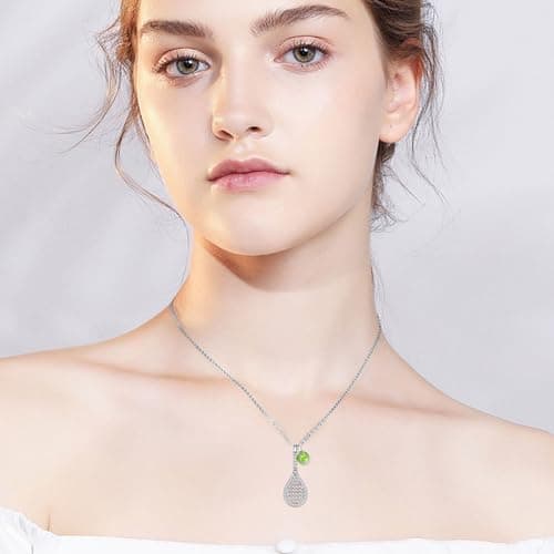 KNTTZZI Silver Tennis Necklace for Women, Graduation Gift for Tennis Lovers