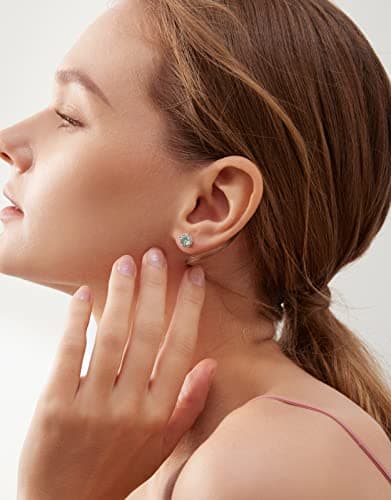 JEYHLOPX moissanite stud earrings for women