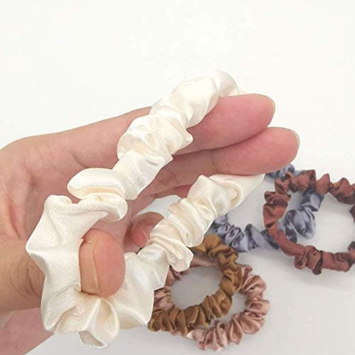 6 Pcs Soft Silk Scrunchies for Women & Girls Hair Accessories