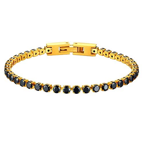 Refined Title: PROSTEEL Cubic Zirconia Tennis Bracelet for Women