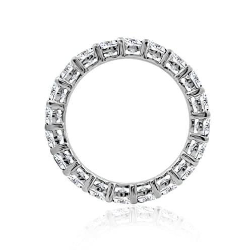 Amazon Essentials Sterling Silver Gold Plated Infinity Band Ring Set with Cubic Zirconia