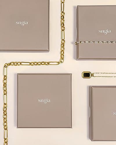 SNGIA 18K Gold Plated Cubic Zirconia Tennis Choker Necklace for Women