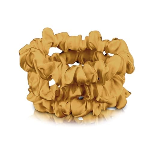 Celestial Silk Mulberry Scrunchies - Small, Plum, Pink, White