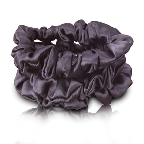 Celestial Silk Mulberry Scrunchies - Small, Plum, Pink, White