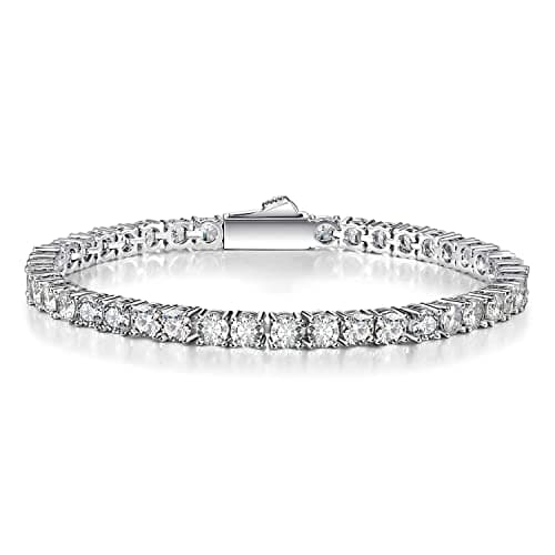 Refined Title: MDFUN CZ Tennis Bracelet for Women and Men