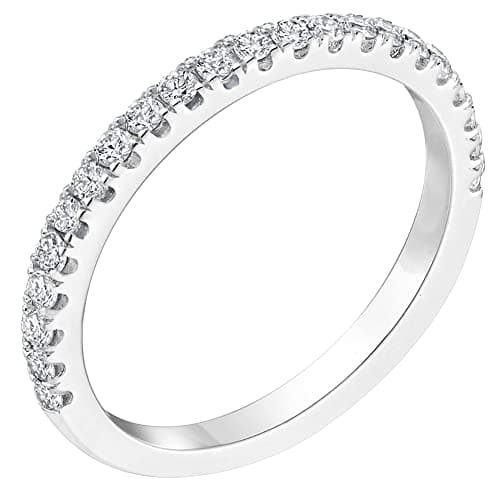 Bo.Dream Full/Half Eternity 1.5mm-3mm Cubic Zirconia Rings in Sterling Silver