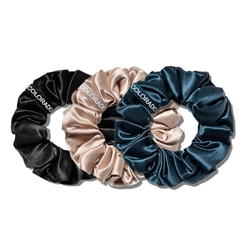 SUNDAYSILKS™ Luxurious Mulberry Silk Scrunchies for Women & Girls | No-Slip, Silky Hair Ties [1 Pack]