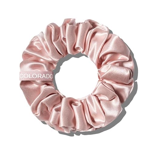 SUNDAYSILKS™ Luxurious Mulberry Silk Scrunchies for Women & Girls | No-Slip, Silky Hair Ties [1 Pack]