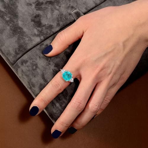 Michooyel Paraiba Engagement Ring for Women