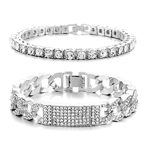 Bling Empire 14K Gold and Silver Bracelets for Men and Women