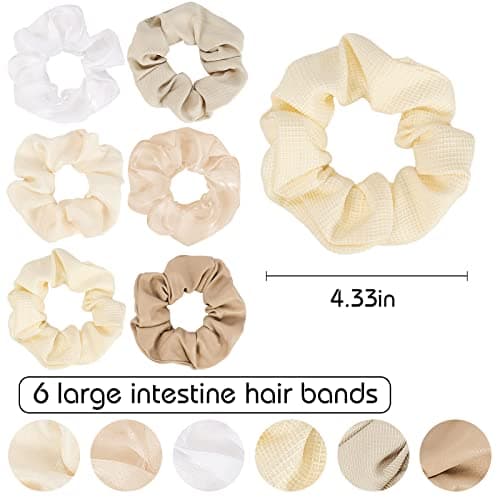 Matte Cotton Scrunchies for Women and Girls