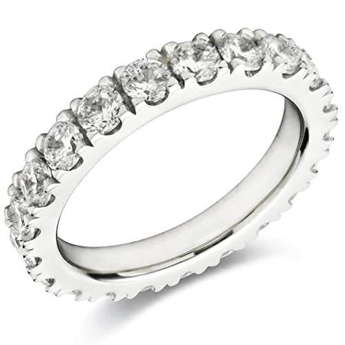 Bo.Dream Full/Half Eternity 1.5mm-3mm Cubic Zirconia Rings in Sterling Silver