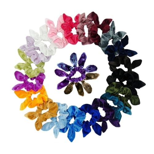 Oversized Satin Scrunchies for Girls & Women, 6 Colors