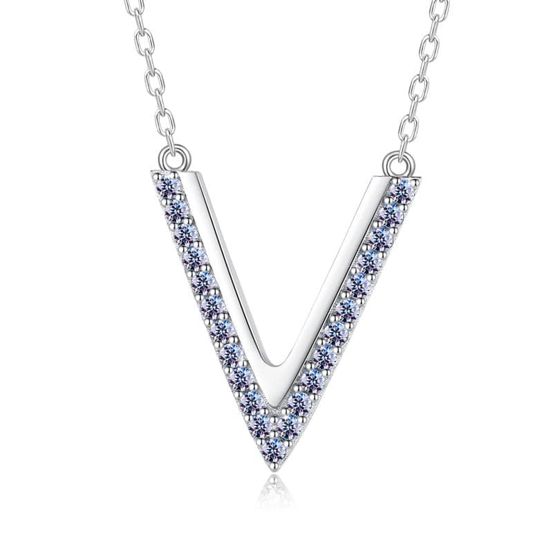 Attenlen Minimalist Sterling Silver Moissanite Pendant Gift Box For Her