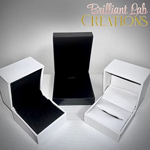 Brilliant Lab Creations 1-4CT Moissanite Stud Earrings, 14k Gold for Women