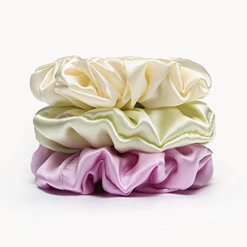 Refined title: Michooyel 3-Pack Mulberry Silk Hair Scrunchies for Women