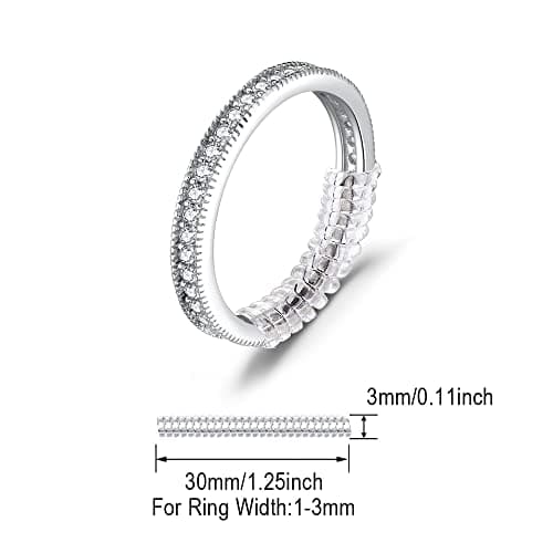 JewelryPalace 14K Gold Plated 925 Sterling Silver Cubic Zirconia Promise Rings for Women