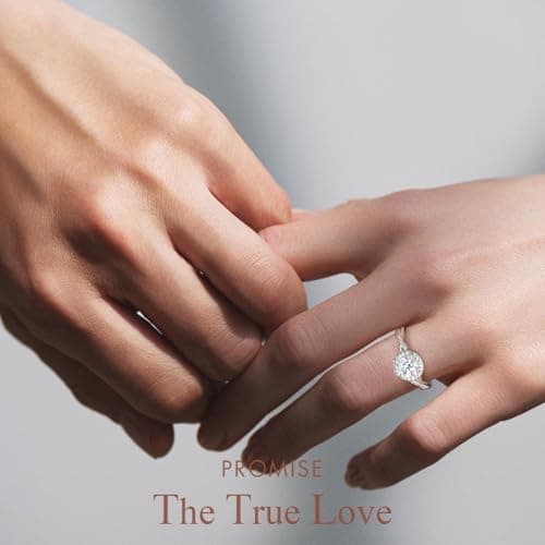 KRKC&CO Moissanite Halo Engagement Ring, 1.0 CT, White D Color VVS1 Clarity