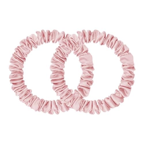 Mulberry Silk No-Damage Scrunchies for Curly Hair, 3 Pack