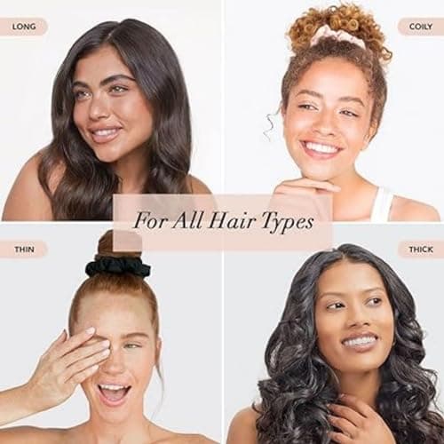 Adorable Women's Satin Scrunchies - Softer than Silk, 5-Pack | Holiday Gifts