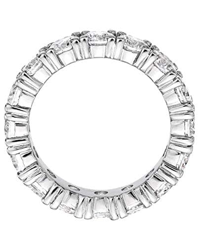 Bling Bling NY 4mm Eternity Solid 925 Sterling Silver Pinky CZ Ring ANTI-TARNISH
