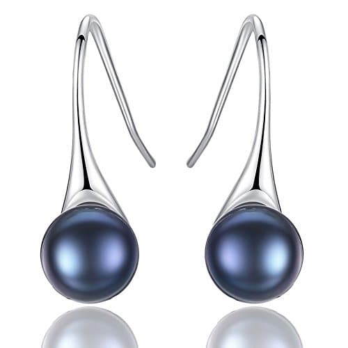 Michooyel Sterling Silver Freshwater Pearls Dangle Earrings for Women