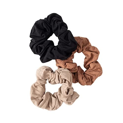 GOODY Planet Ouchless Women's Hair Scrunchies - Assorted Neutral Colors