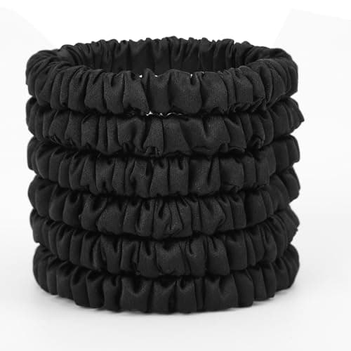 22 Momme Pure Silk Mulberry Scrunchies for Women, MultiColor