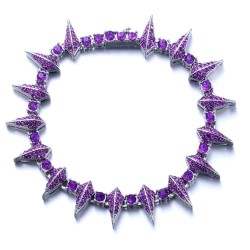 Halukakah Gold Chain for Men Iced Out