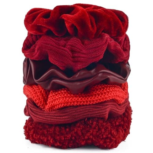 Matte Cotton Scrunchies for Women and Girls