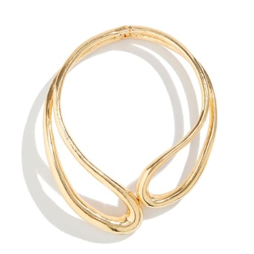 Chunky Gold Choker Necklace for Women and Teen Girls