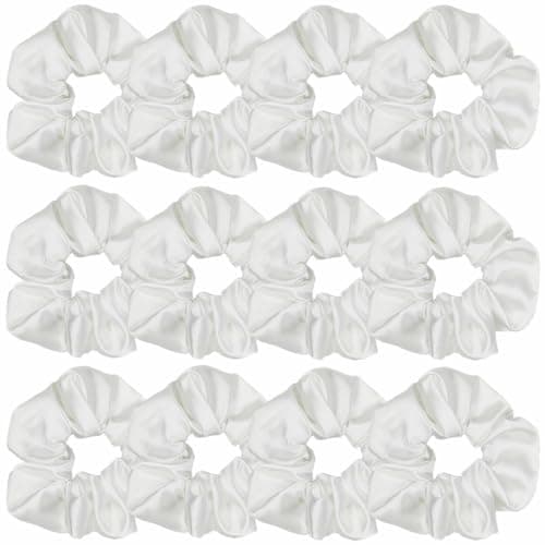 Satin Silk Hair Scrunchies for Women and Girls