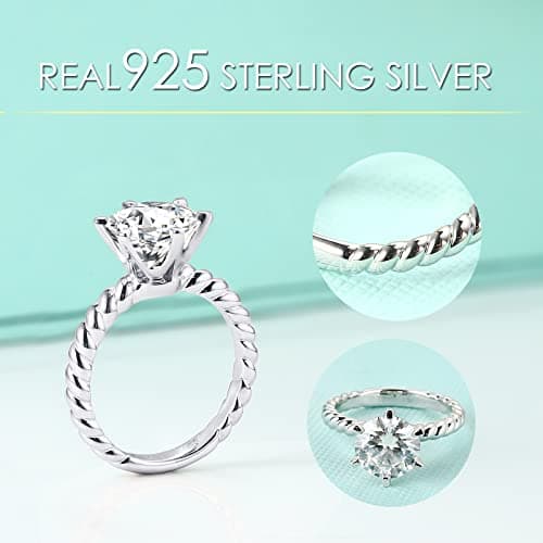 Moissanite Engagement Rings for Women