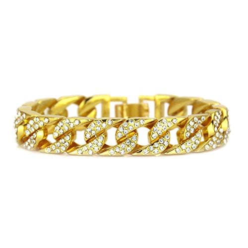 Bling Empire 14K Gold and Silver Bracelets for Men and Women