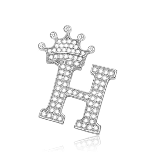 Honsny 18K Gold Plated Miami Cuban Link Chain Bling Diamond Necklace Gift