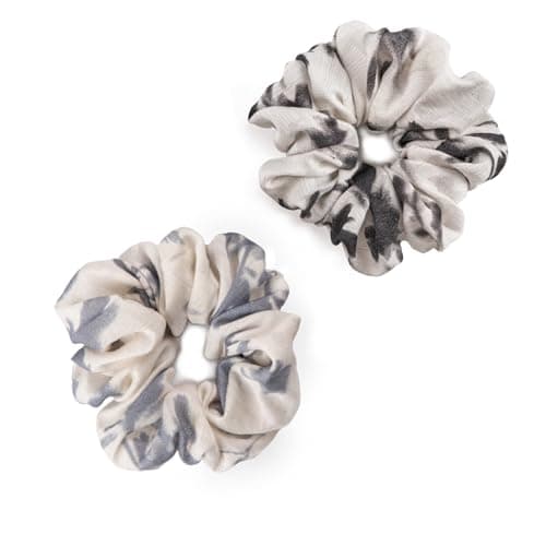 Chinoiserie Ink Style Oversized Hair Scrunchies Set