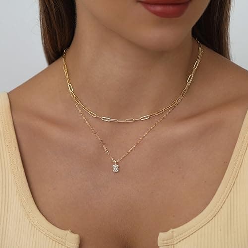 Cubix Gold Plated Diamond Choker for Women